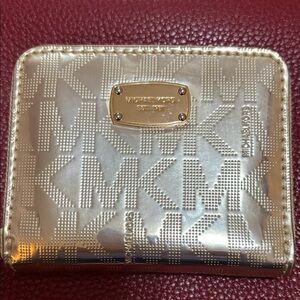 Michael Kors Metallic Gold Wallet